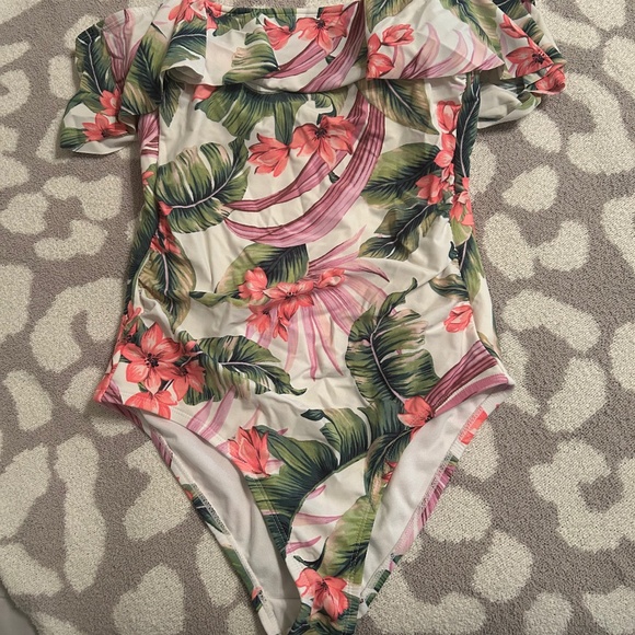 Floral Swimsuit - Picture 1 of 2